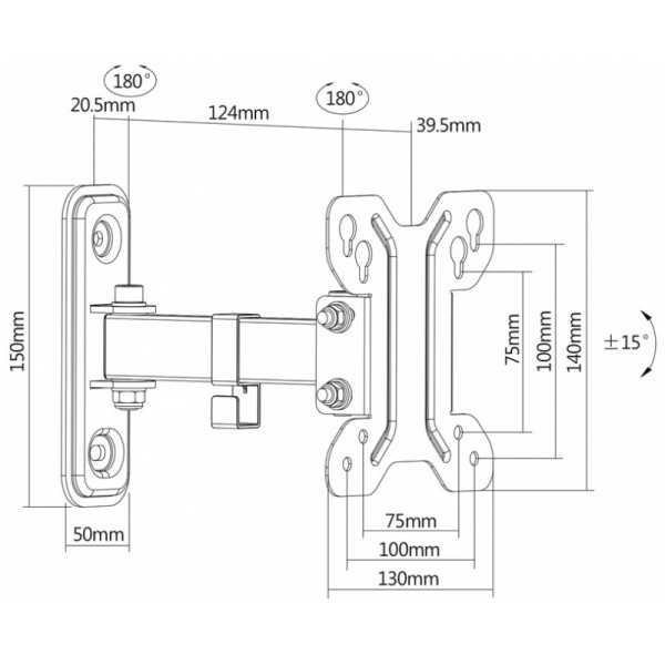 GoGEN nosilec za TV TURN S