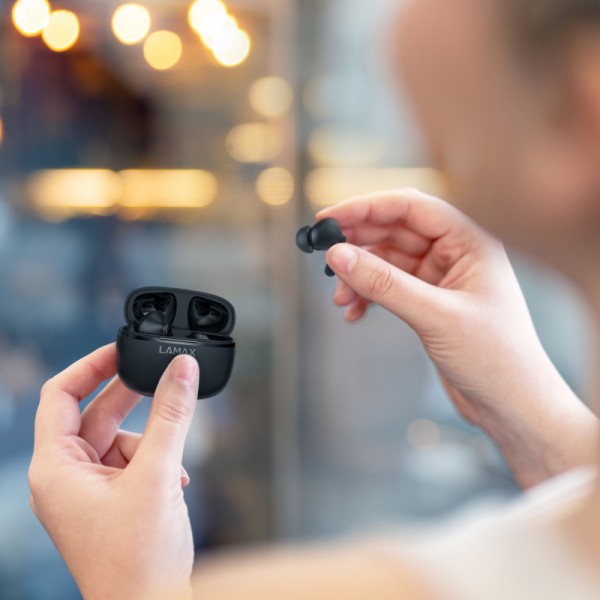 LAMAX Clips1 Play brezžične slušalke črn