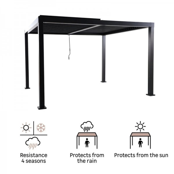 PERGOLA NATERIAL BIOKLIMAT. 313X358 T.SI VA ALU PERGOLA NATERIAL BIOKLIMAT. 313X358 T.SI VA ALU