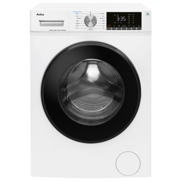AMICA pralni stroj PPF 81415 BW [A -10%, 8kg, 1400 o/min, bela]