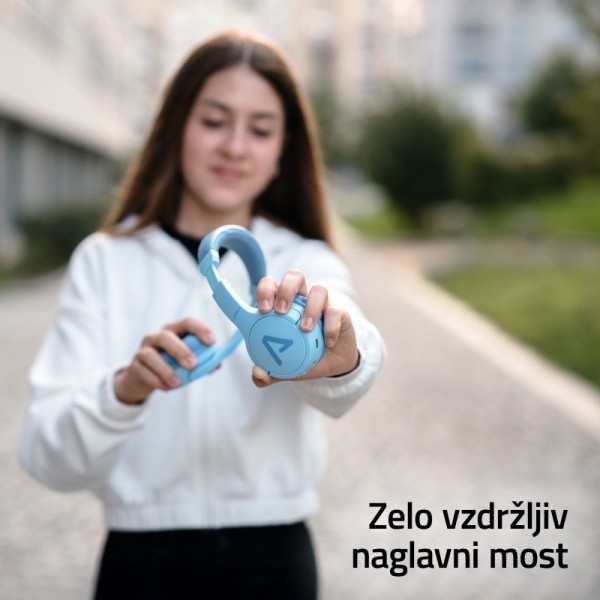 LAMAX BaseKid1 slušalke modre