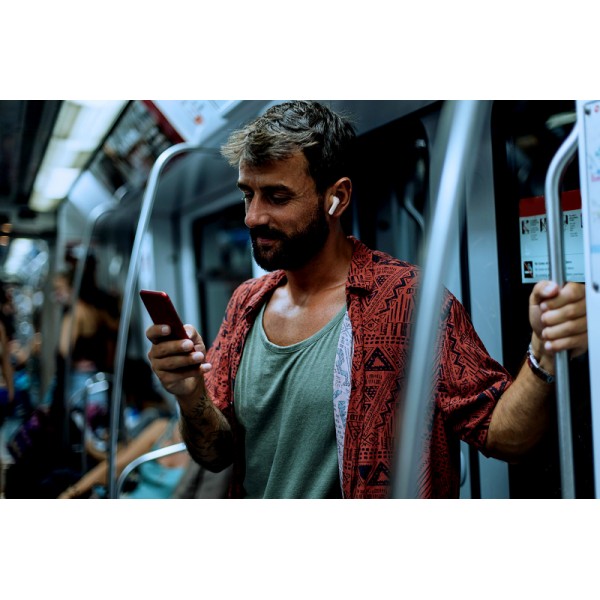 LAMAX Clips1 Plus brezžične slušalke bel