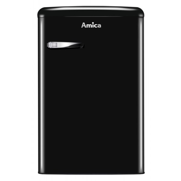 AMICA prostostoječi hladilnik KS15614S [E, 106l, retro, črna]