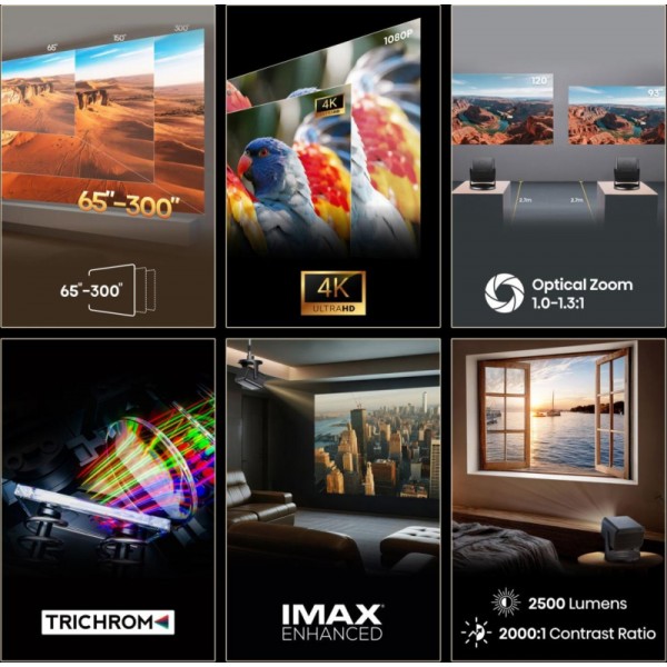 Hisense pametni 4K mini projektor C3