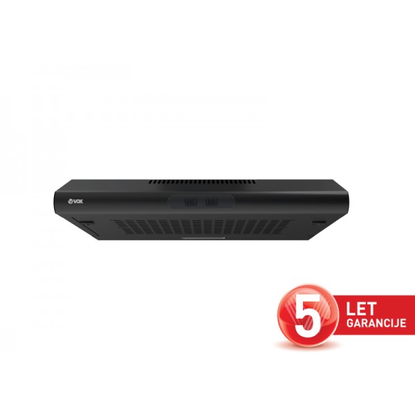 VOX kuhinjska napa TRD 60F15 BL [B, 2 hitrosti, pret: max. 200m3, črna]