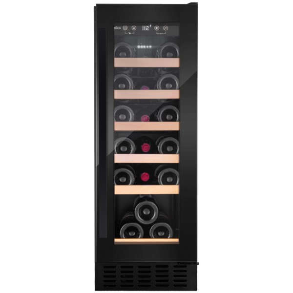 AMICA vinska vitrina WCF1V30B19.1 [G, 19 steklenic, 1 cona, 30cm]