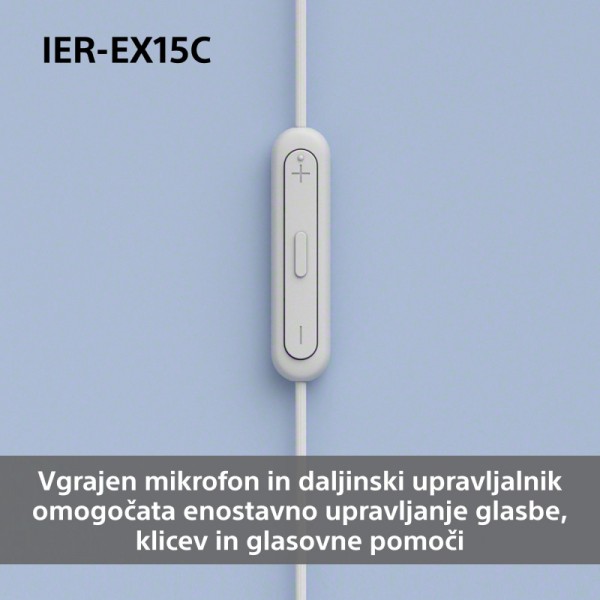 SONY ušesne slušalke IEREX15CW.CE7 IEREX15CW.CE7 SONY ušesne slušalke IEREX15CW.CE7 IEREX15CW.CE7