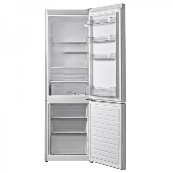 VOX kombinirani hladilnik KK 3300 S E [E, H:184 l, Z:84 l, LessFrost, srebrn]