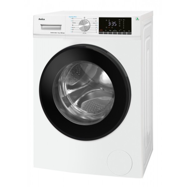 AMICA pralni stroj PPF 71215 BW [A, 7kg, 1200 o/min, inverter]
