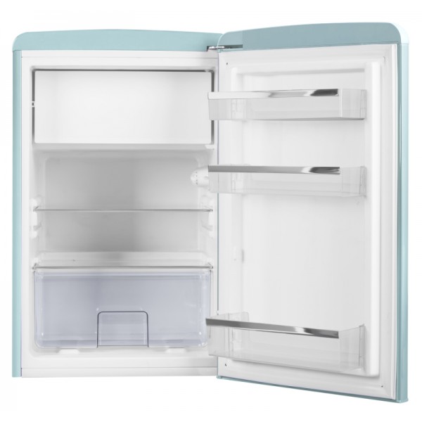 AMICA prostostoječi hladilnik KS15612T [E, 106l, retro, modra]