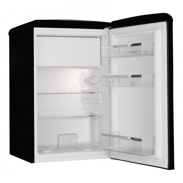AMICA prostostoječi hladilnik KS15614S [E, 106l, retro, črna]