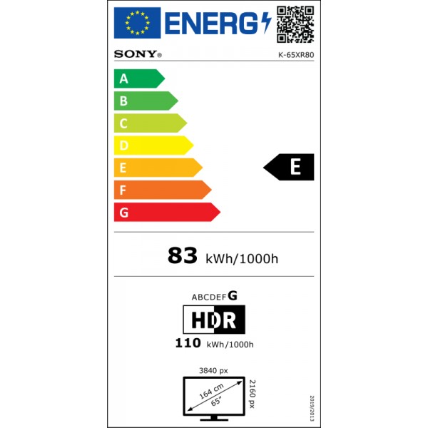 SONY TV K65XR80PAEP BRAVIA 8 / OLED