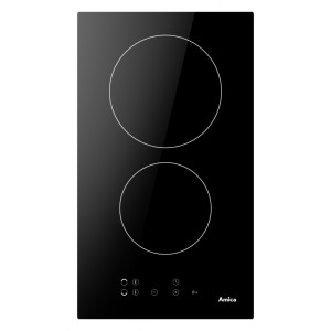 AMICA keramična kuhalna plošča PCH3200ZT [2 coni, 30cm, črna]