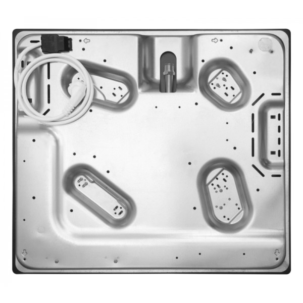 AMICA plinska kuh. plošča PGCD6101ApFB [4x plin, WOK, steklo, 60cm, črna]