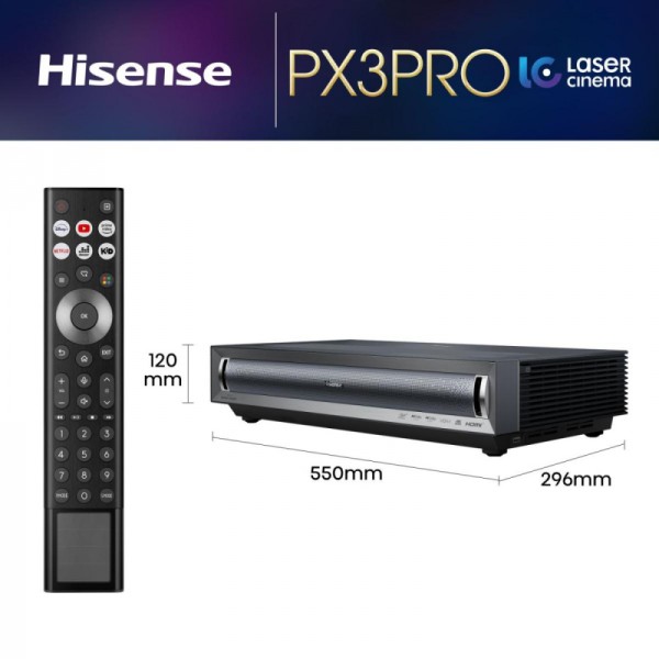 HISENSE laser projektor PX3-PRO