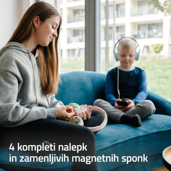 LAMAX SoundKid1 slušalke roza