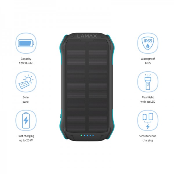 LAMAX Journey 12000mAh prenosna baterija LAMAX Journey 12000mAh prenosna baterija
