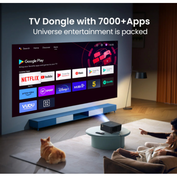 Yaber pametni projektor K2s pro Sound by JBL Google TV
