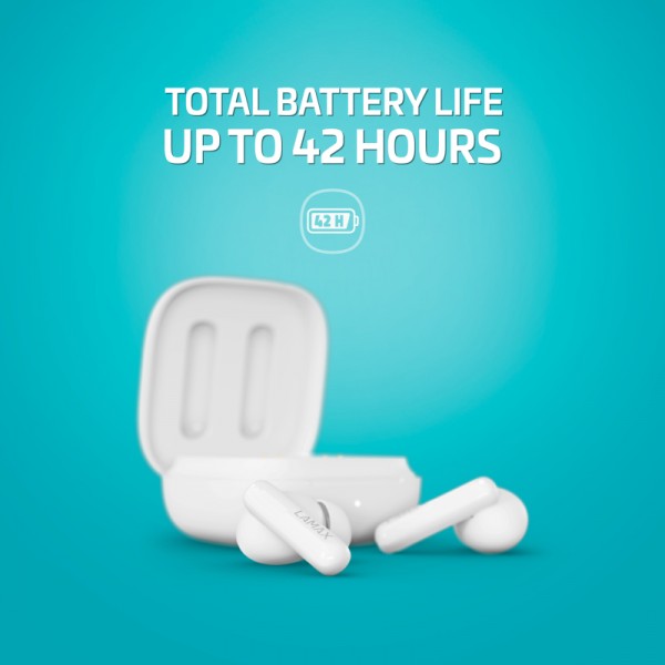 LAMAX Clips1 Plus brezžične slušalke bel