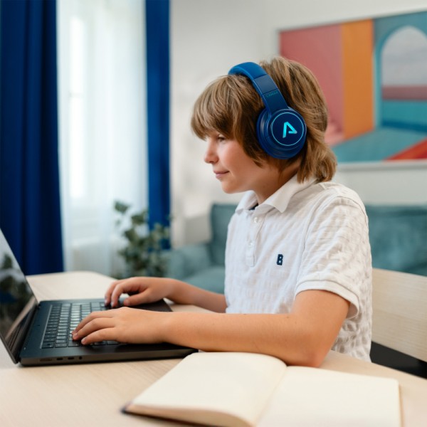 LAMAX GlowKid1 slušalke modre