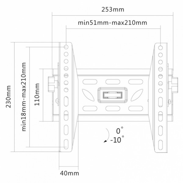 GoGEN nosilec za TV TILT M
