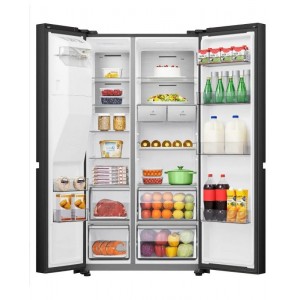 Hisense 4-vratni hladilnik RS818N4IFD H:417L, Z:200L,1790x910x730mm, črn