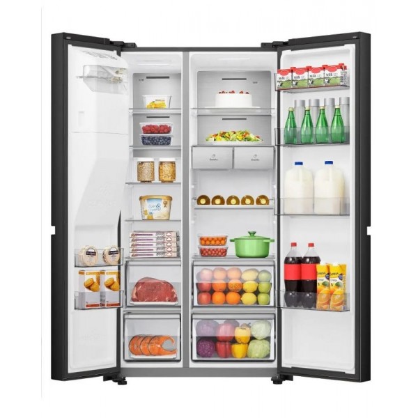 Hisense 4-vratni hladilnik RS818N4IFD H:417L, Z:200L,1790x910x730mm, črn