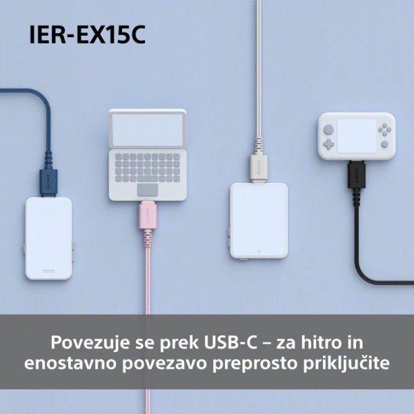 SONY ušesne slušalke IEREX15CW.CE7 IEREX15CW.CE7 SONY ušesne slušalke IEREX15CW.CE7 IEREX15CW.CE7