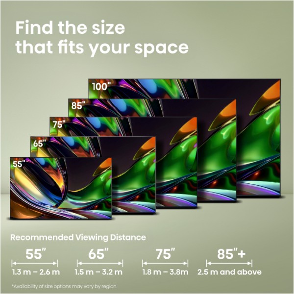HISENSE TV RGB MiniLED 65UR8S Smart TV 4K 180 Hz