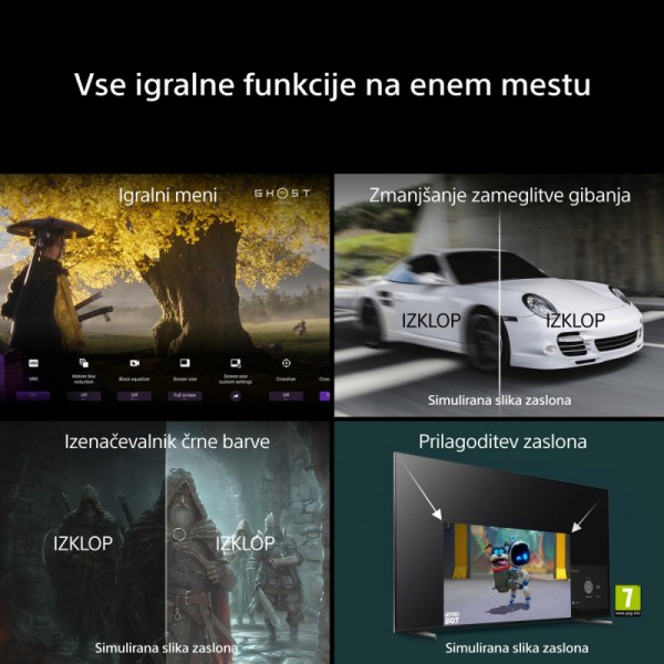 SONY TV K75XR75M2PB.CEI BRAVIA 7 II True RGB SONY TV K75XR75M2PB.CEI BRAVIA 7 II True RGB