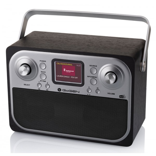Gogen radio DAB+ DAB 700 BT črn GOGDAB700BTCB