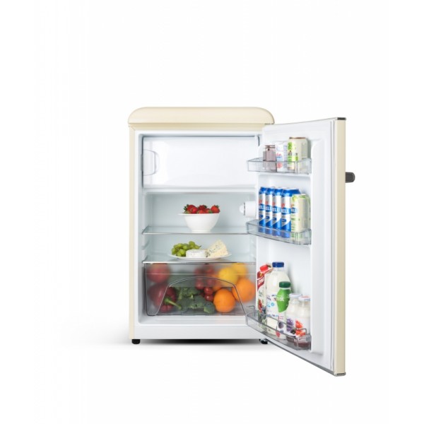 ETA Retro kombinirani hladilnik Storio [E, V: 90cm, H: 92L, Z: 18L, bež]