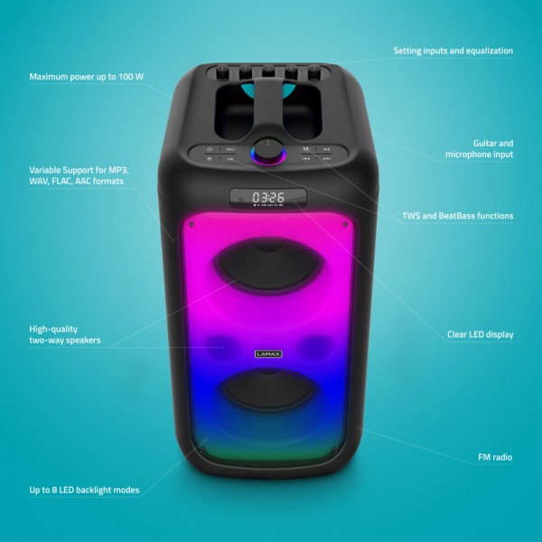 LAMAX PartyKing1 Plus zvočnik