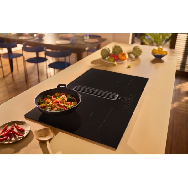 AMICA ind. plošča z vg. napo DSI 841 SBB [D, 84cm, inox/črna]
