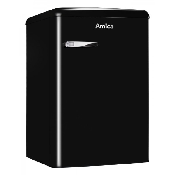 AMICA prostostoječi hladilnik KS15614S [E, 106l, retro, črna]