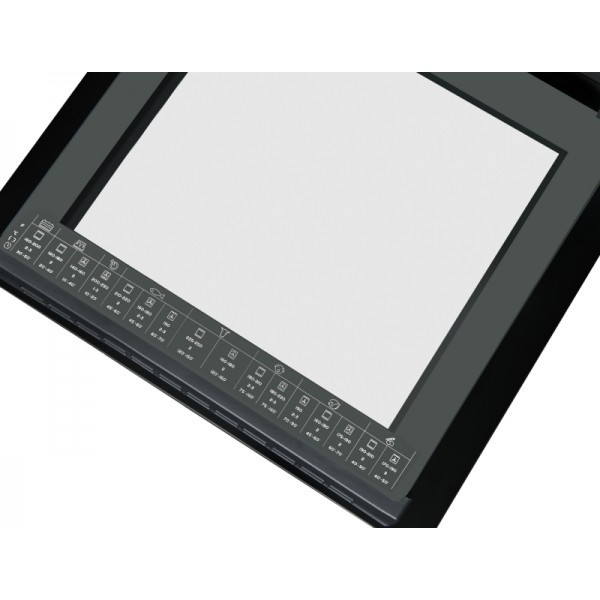 AMICA keramični šted. 508CE2.30EH(Xv) [A, 4x keram., 62l peč., inox]