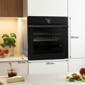 Gorenje vgradna pečica BPSA6138B Para, VisionPlus barv.zaslon, PyroClean