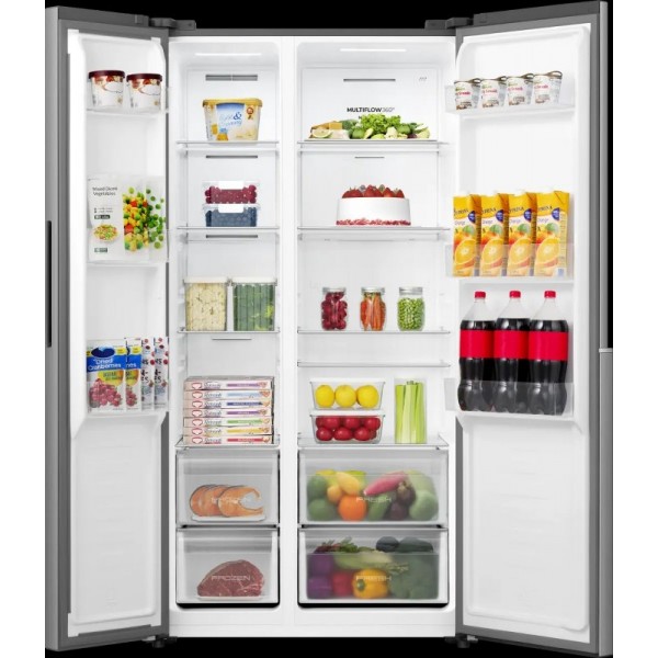 Gorenje Ameriški hladilnik NRS917D41X H:347L, Z:197L,1786x911x615mm