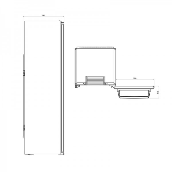 VOX vgradni hladilnik IKS 2790 E [E, H: 294 l, V: 177 cm,HumidityControl]