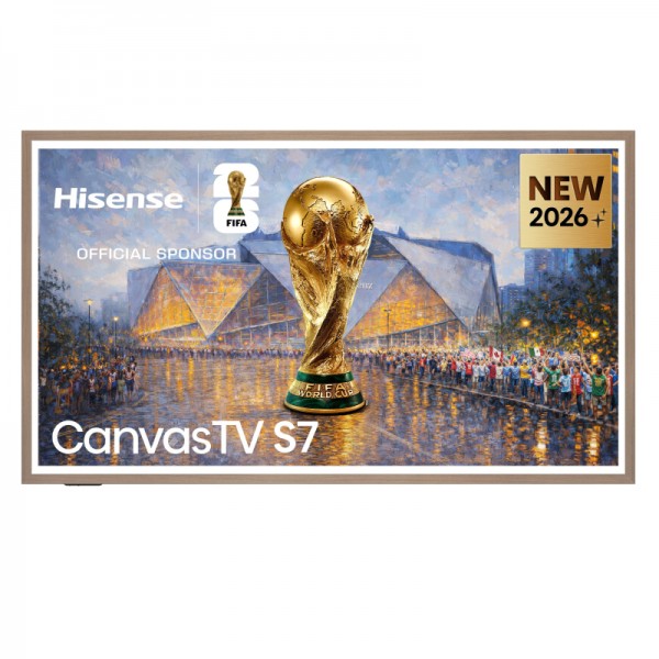 HISENSE TV QLED 65S7S Canvas 4K TV, 144 Hz