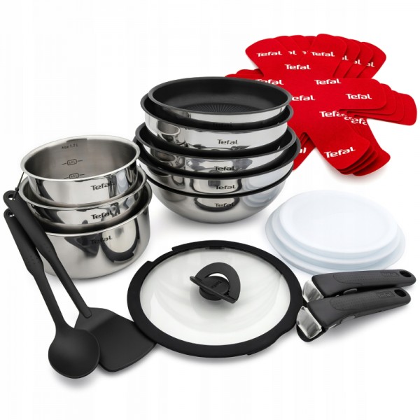 TEFAL set posod 20-delni L897SJ04 Ingenio Emotion TEFAL set posod 20-delni L897SJ04 Ingenio Emotion