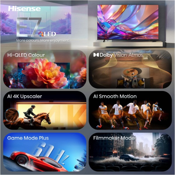 HISENSE QLED TV UHD 58E7S HISENSE QLED TV UHD 58E7S