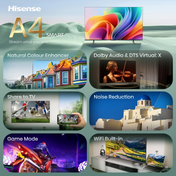 HISENSE TV Smart 32A4S HISENSE TV Smart 32A4S