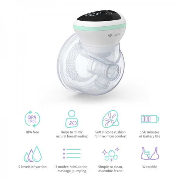 TrueLife električna prsna črpalka Nutrio BP W5