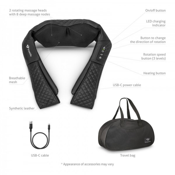 TrueLife masažna blazina B6 Charge