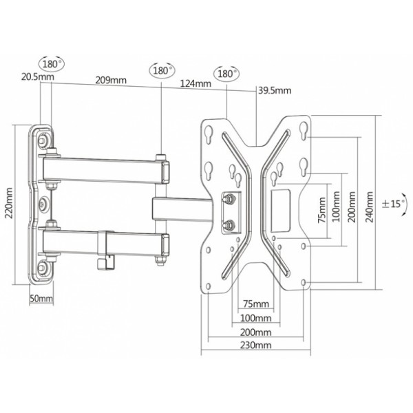 GoGEN nosilec za TV TURN M3