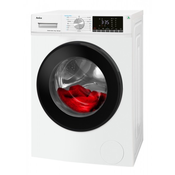 AMICA pralni stroj PPF 81415 BW [A -10%, 8kg, 1400 o/min, bela]