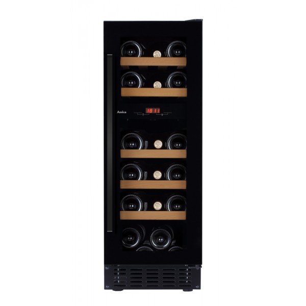 AMICA vinska vitrina WCF2K30B16.1 [G, 16 steklenic, 2 coni, 30cm]