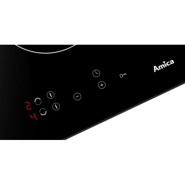 AMICA keramična kuhalna plošča PCH3200ZT [2 coni, 30cm, črna]