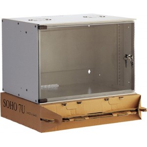 19" stenska omara 7U - kit izvedba, siva  (RAL 7035)